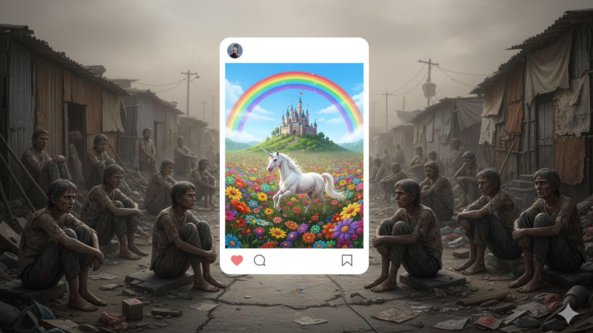 O mundo de fantasia do Instagram