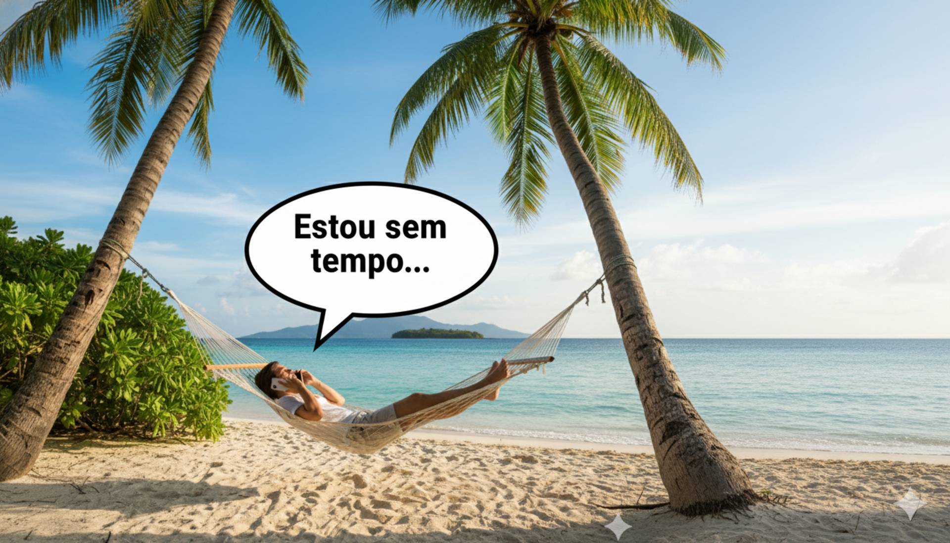 A desculpa do "não tenho tempo"