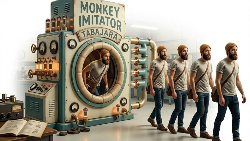 Brasileiro é tudo macaco de imitação?