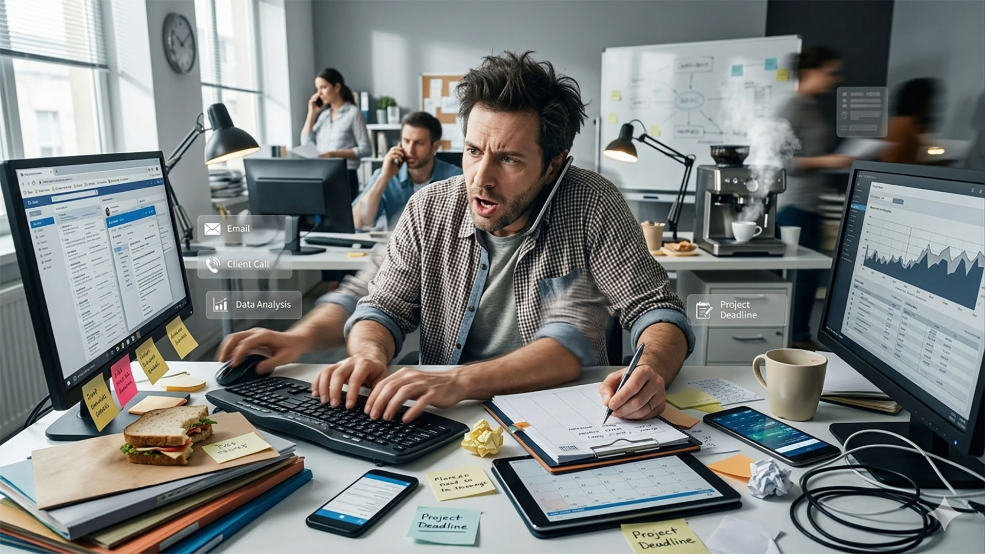 Como fazer várias coisas ao mesmo tempo