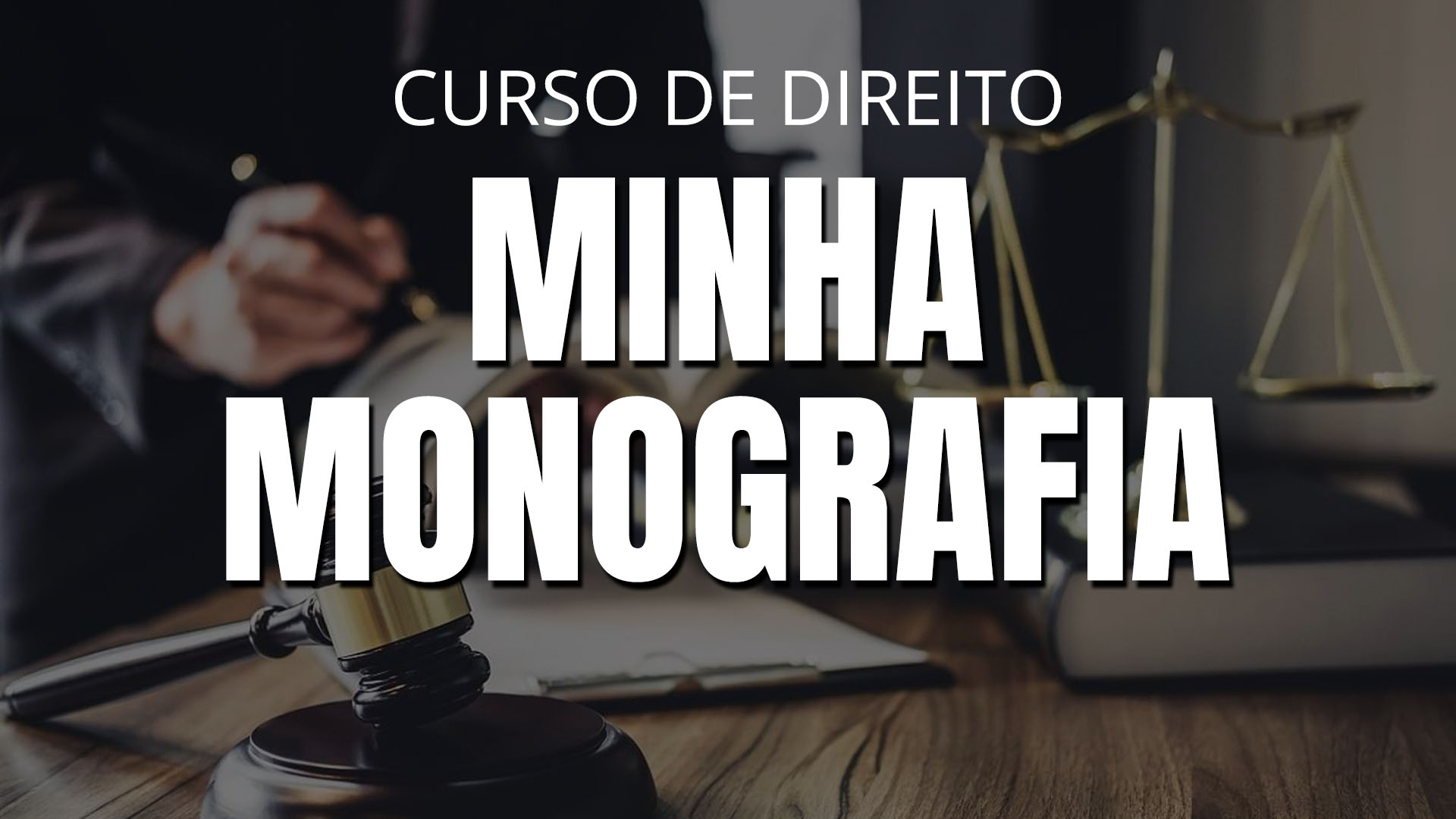 Meu TCC (monografia) - curso de Direito
