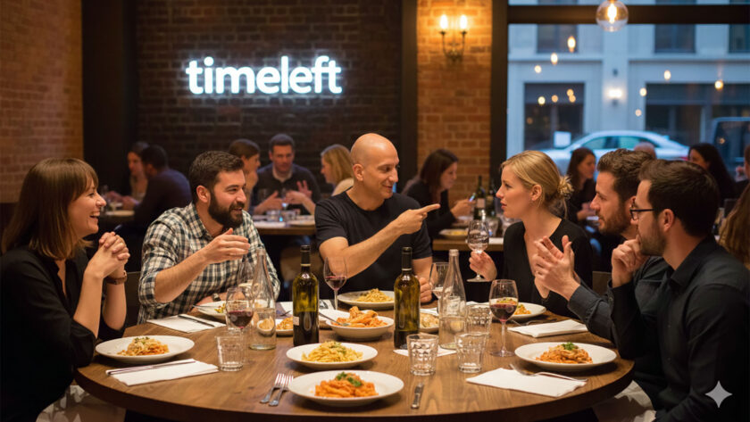 Timeleft: jantar com desconhecidos